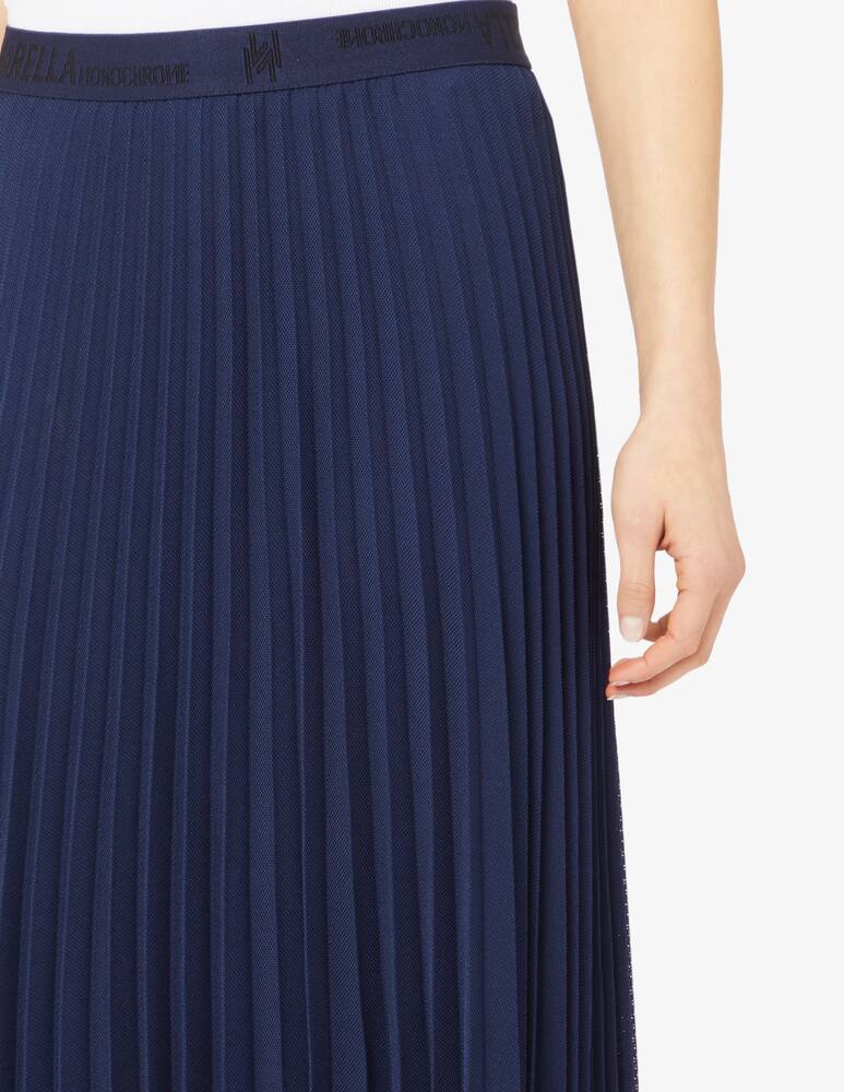 rinascente Marella Ortisei long net pleated skirt