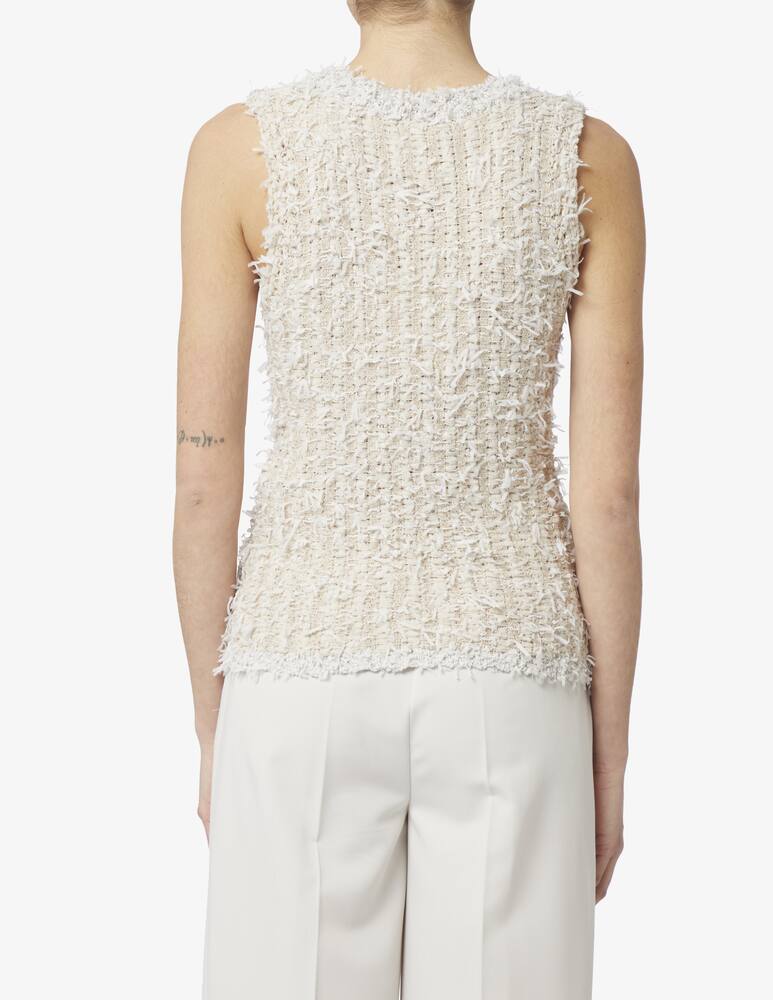 rinascente Marella Antea feather effect top