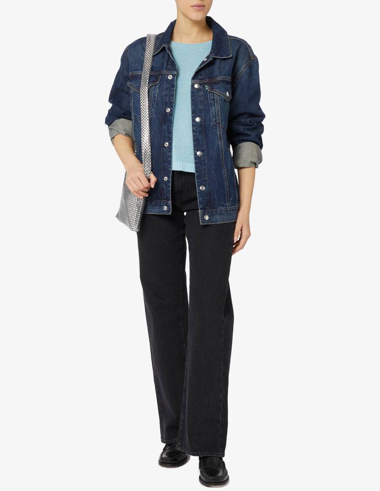 rinascente Marella Top rete lurex rasata Scalpo