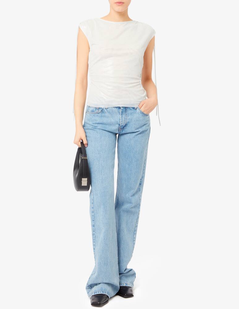 rinascente Marella T-shirt tulle drappeggiato Amadeus