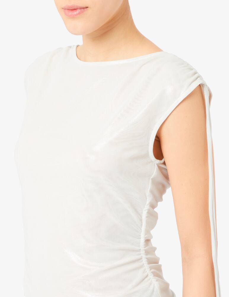 rinascente Marella T-shirt tulle drappeggiato Amadeus