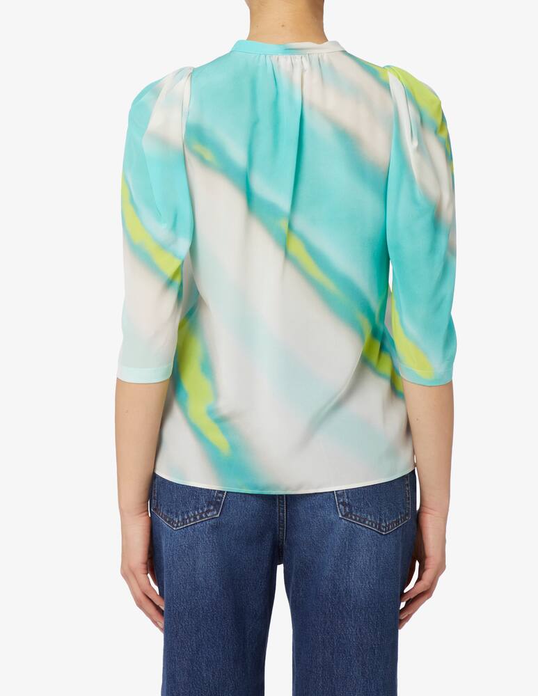 rinascente Marella Hudson large flower print georgette blouse