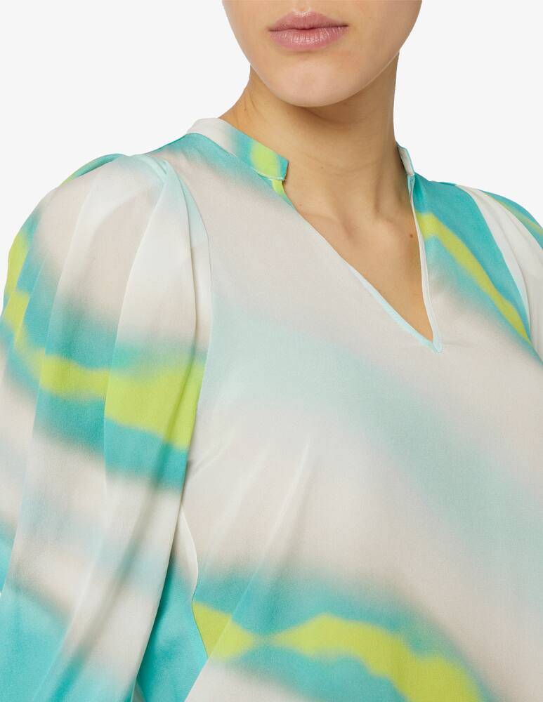 rinascente Marella Hudson large flower print georgette blouse