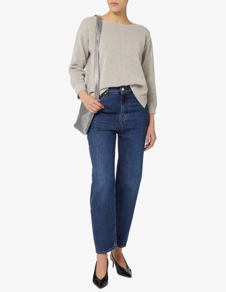 rinascente Marella Top rete lurex rasata Scalpo