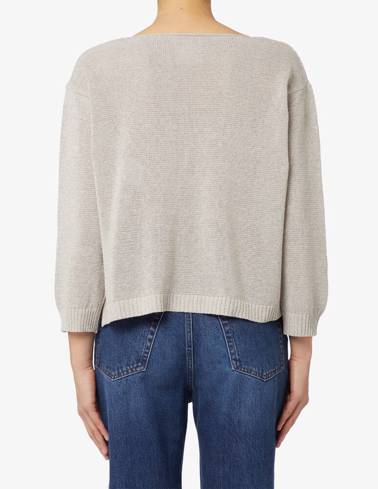 rinascente Marella Top rete lurex rasata Scalpo