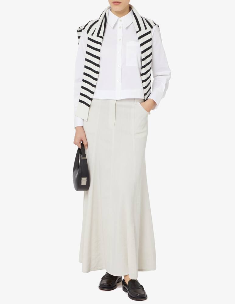 rinascente Marella Clown sequined lurex cape mesh top