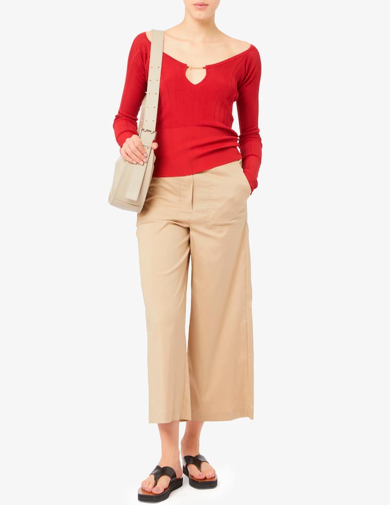 rinascente iBlues Pantaloni cropped elatico retro Favilla