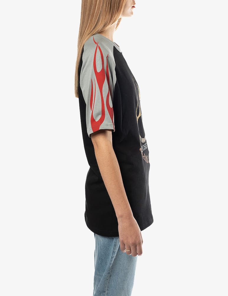 rinascente Vision of Super Maglietta raglan con stampa - Nero