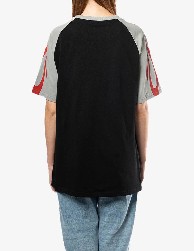 rinascente Vision of Super Maglietta raglan con stampa - Nero