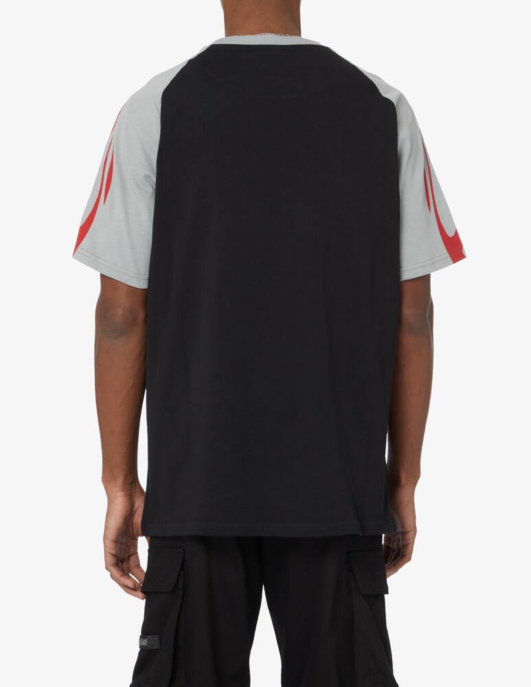 rinascente Vision of Super Maglietta raglan con stampa - Nero