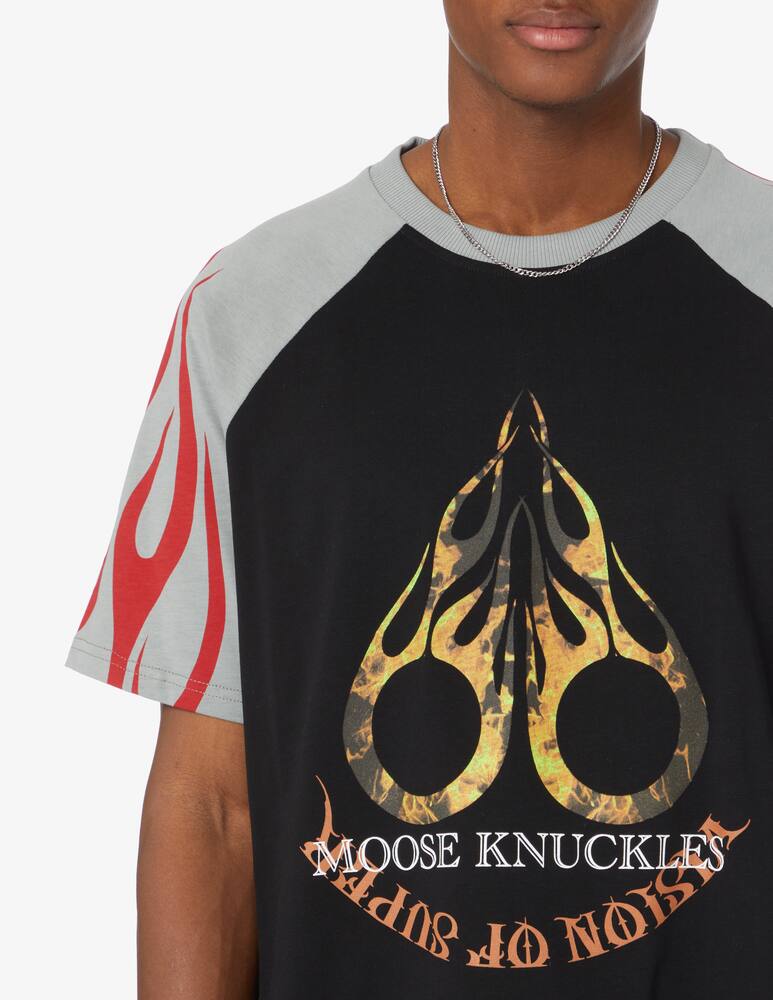 rinascente Vision of Super Maglietta raglan con stampa - Nero