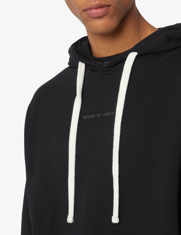 rinascente Vision of Super Felpa con cappuccio flames 