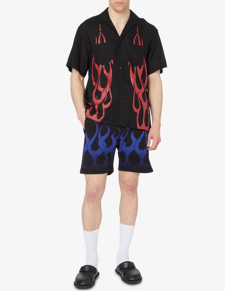 rinascente Vision of Super Pantaloncini white flames