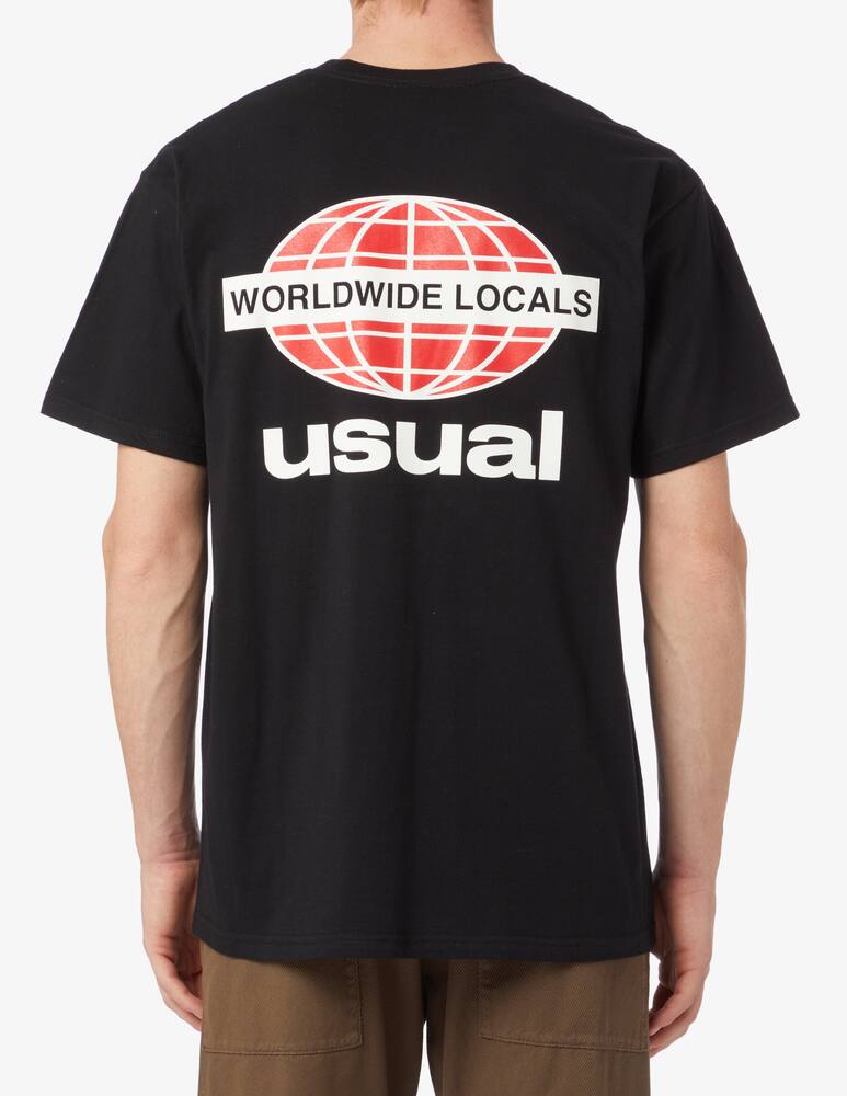 rinascente Usual Maglietta worldwide locals - Nero