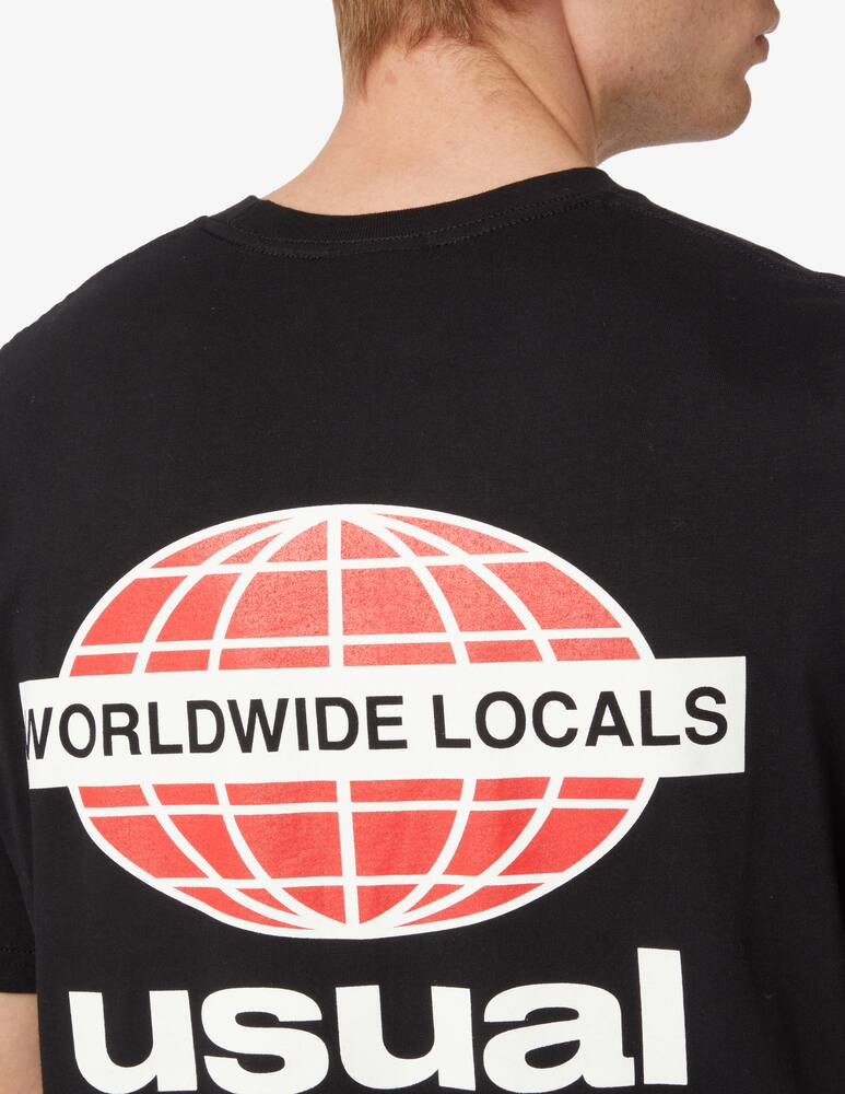 rinascente Usual Maglietta worldwide locals - Nero