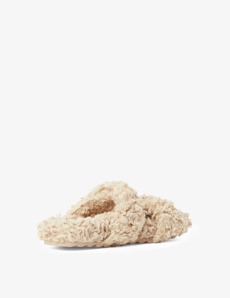 rinascente Gia Borghini Mule in lana Gia 10 - Beige