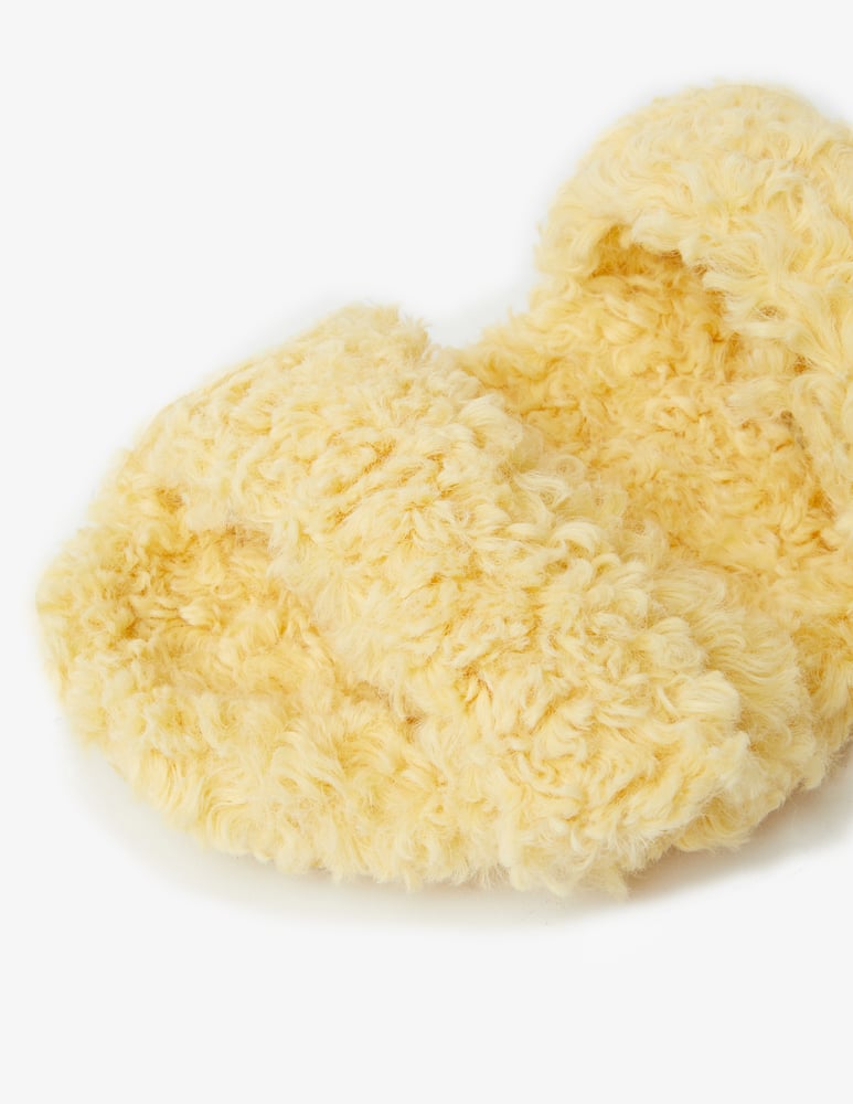 rinascente Gia Borghini Gia 10 wool mule - Yellow