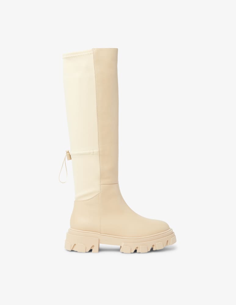 Gia Borghini Gia 12 leather boots - Beige - picture 1 Gia Borghini Gia 12 leather boots - Beige - picture 1