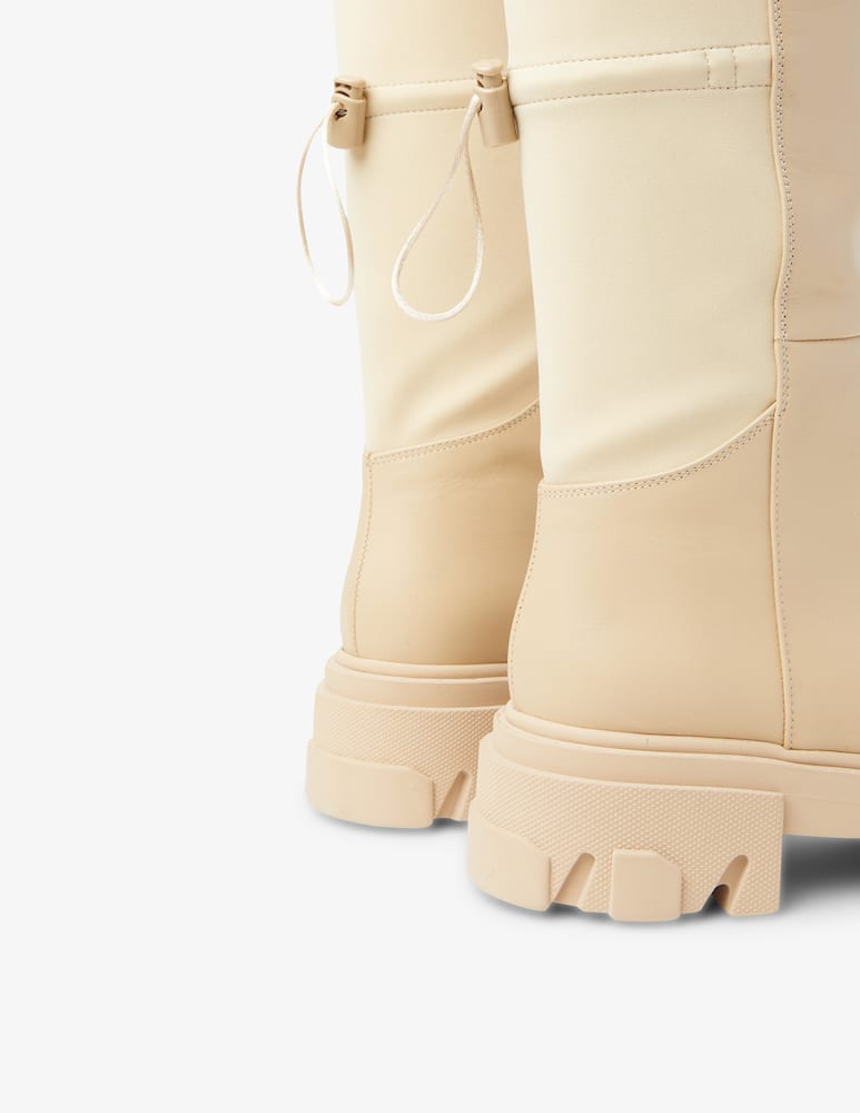 Gia Borghini Gia 12 leather boots - Beige - picture 2 Gia Borghini Gia 12 leather boots - Beige - picture 2