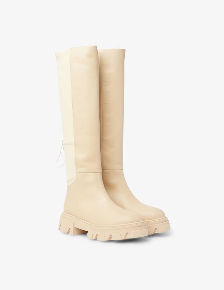 Gia Borghini Gia 12 leather boots - Beige - picture 3 Gia Borghini Gia 12 leather boots - Beige - picture 3