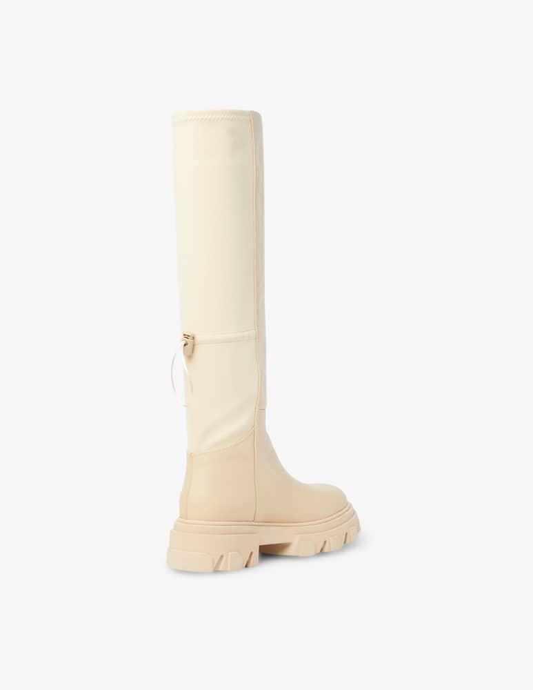 Gia Borghini Gia 12 leather boots - Beige - picture 4 Gia Borghini Gia 12 leather boots - Beige - picture 4