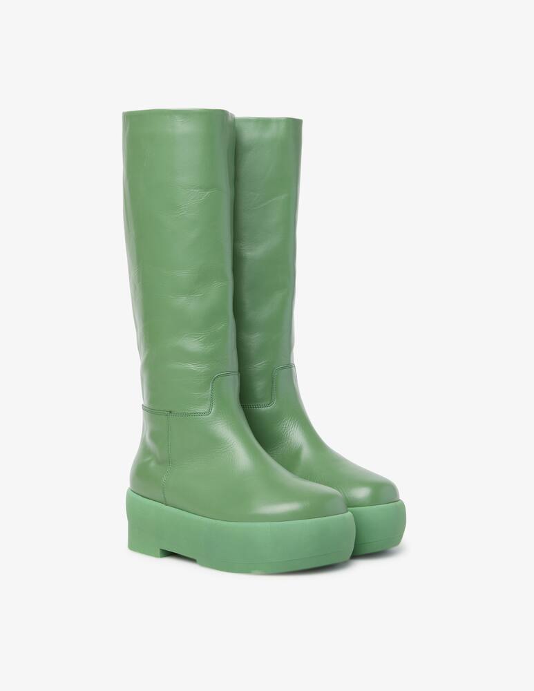 rinascente Gia Borghini Stivali in pelle Gia 16 - Verde