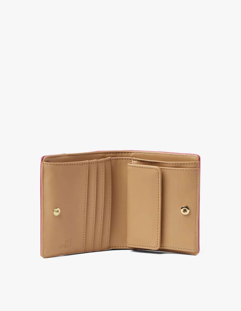 rinascente Love Moschino Quilted libro wallet