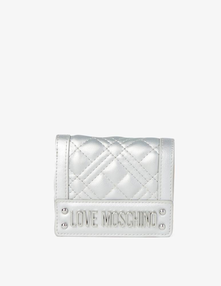 rinascente Love Moschino Quilted libro wallet