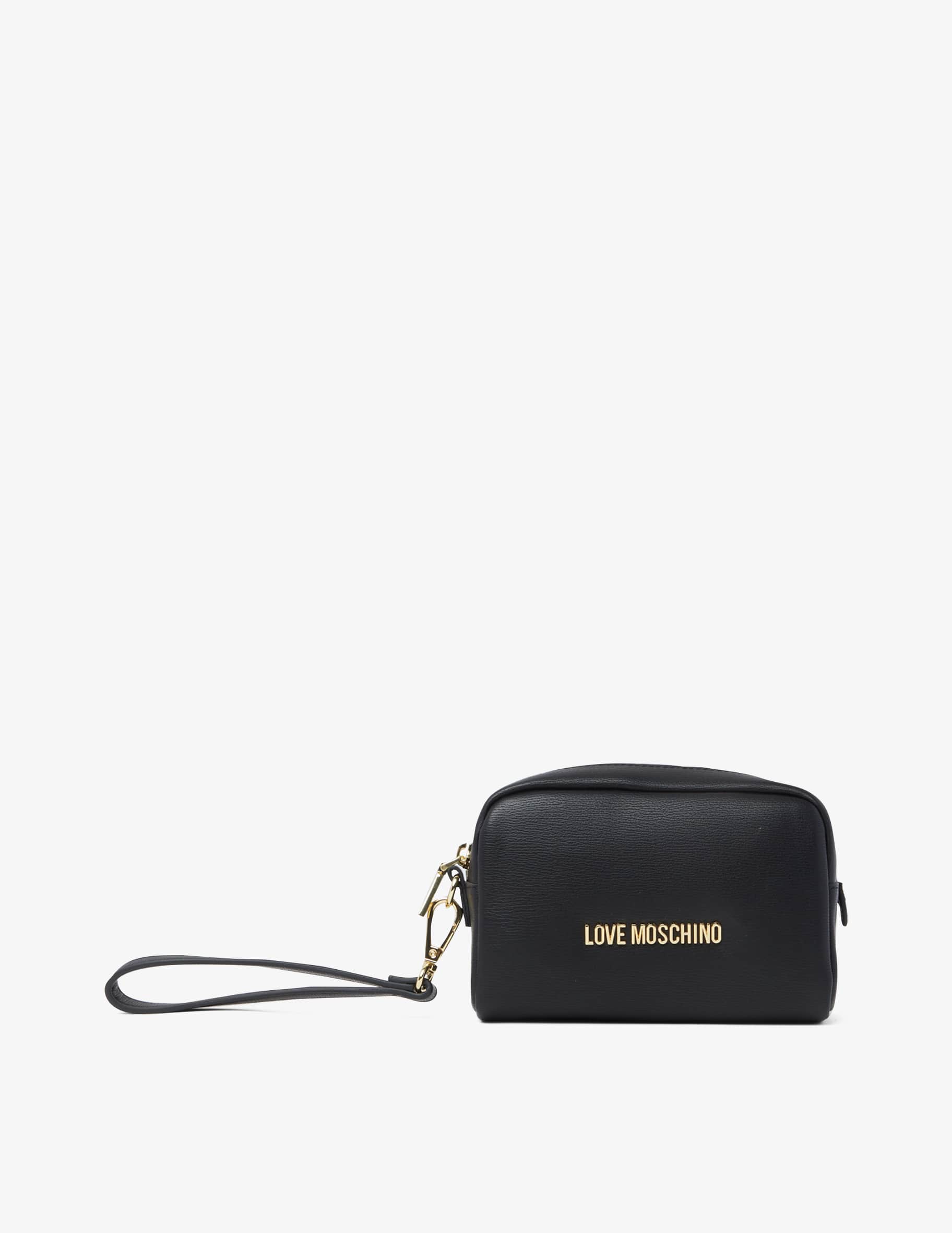 Love Moschino - Borsa a tracolla rosa con logo a cuore | ASOS