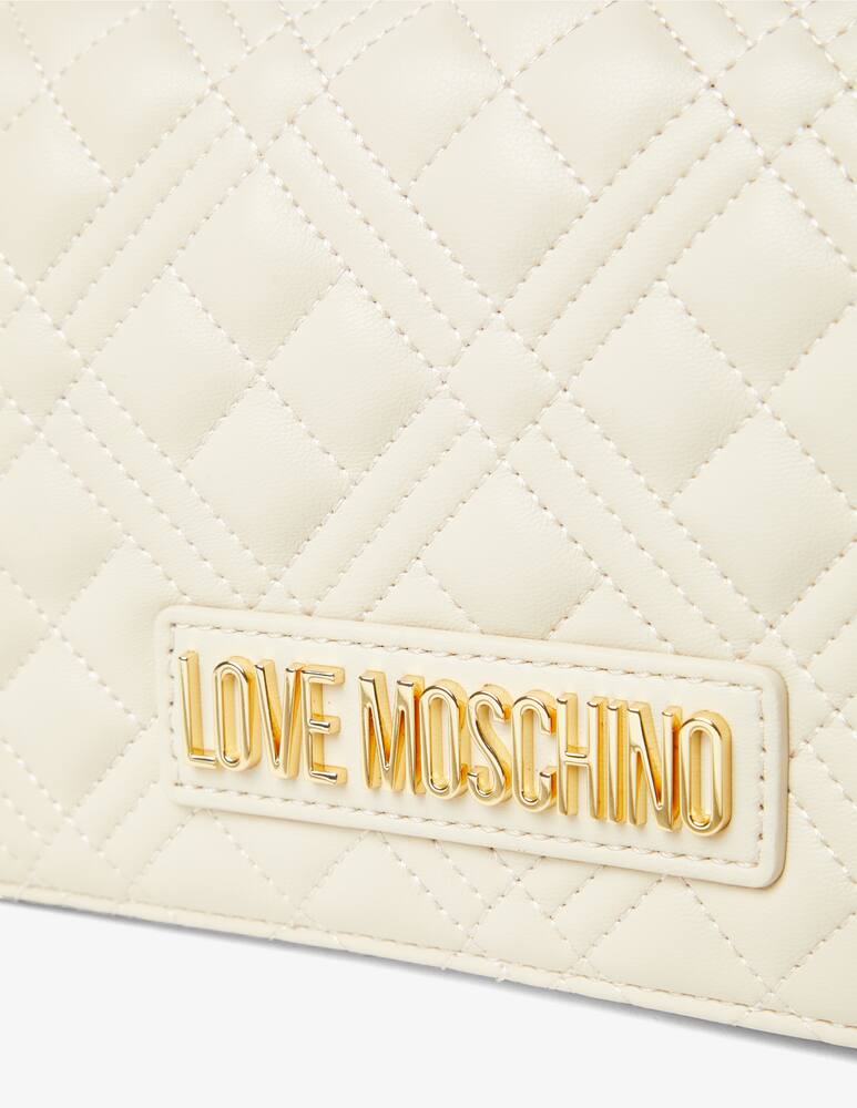 rinascente Love Moschino Quilted crossbody flap bag