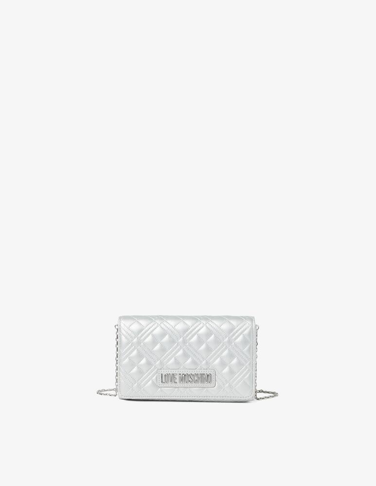 rinascente Love Moschino Quilted crossbody flap bag