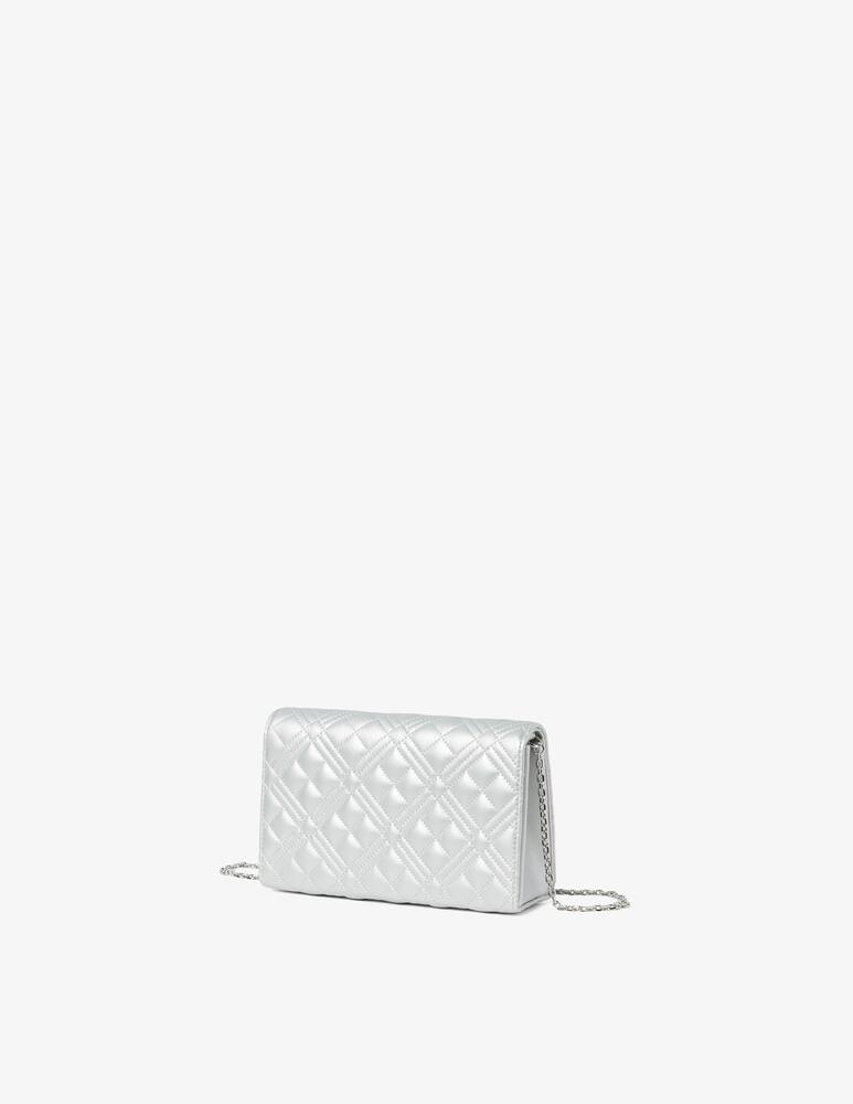 rinascente Love Moschino Quilted crossbody flap bag