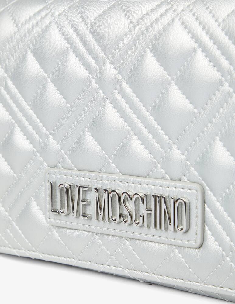 rinascente Love Moschino Quilted crossbody flap bag