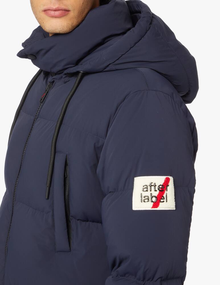 rinascente afterlabel Removable hood long down jacket