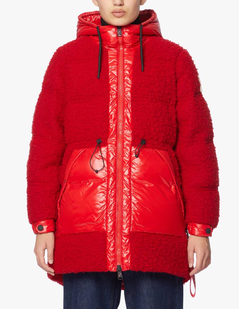 rinascente afterlabel Piumino in misto lana con cappuccio