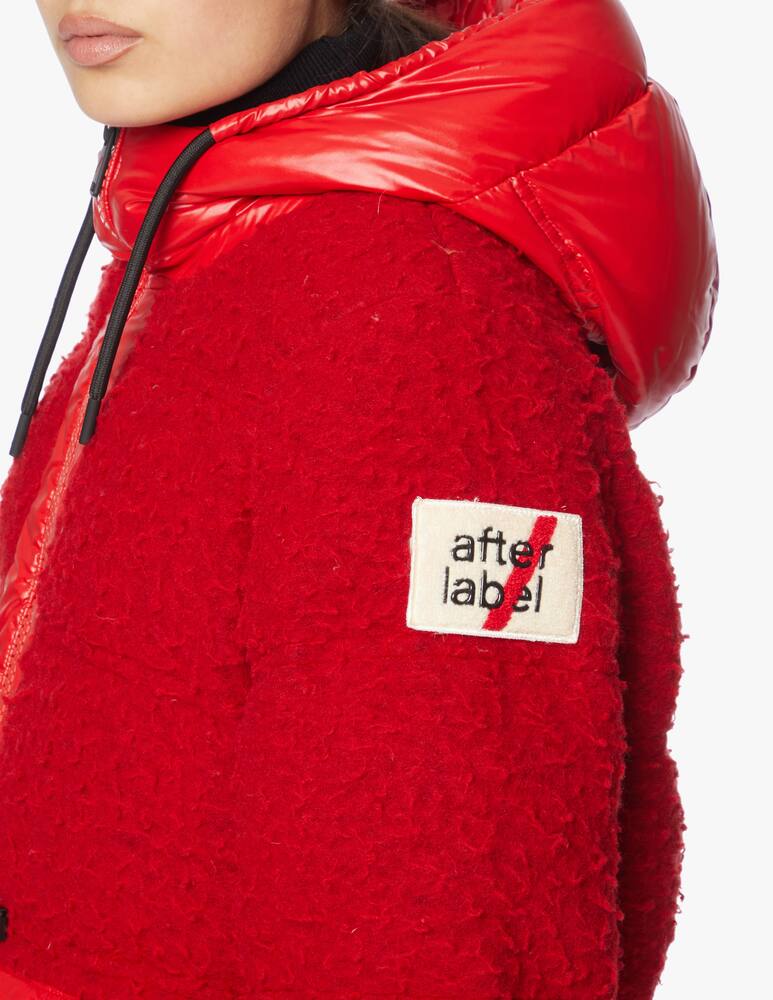 rinascente afterlabel Piumino in misto lana con cappuccio