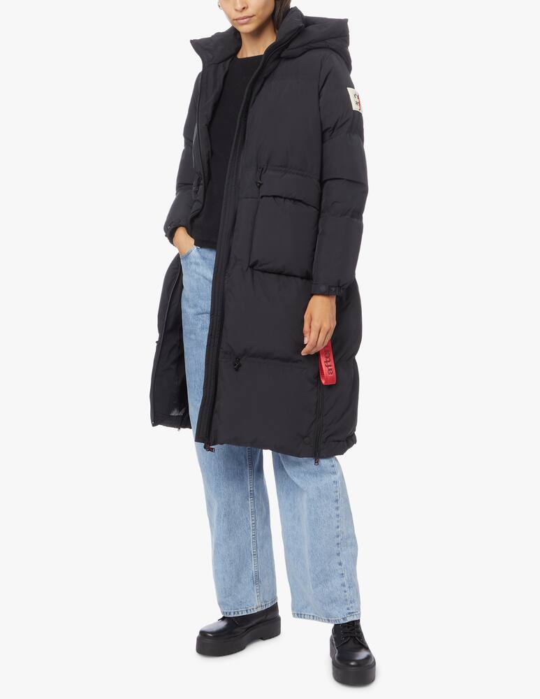 rinascente afterlabel Hooded long down jacket