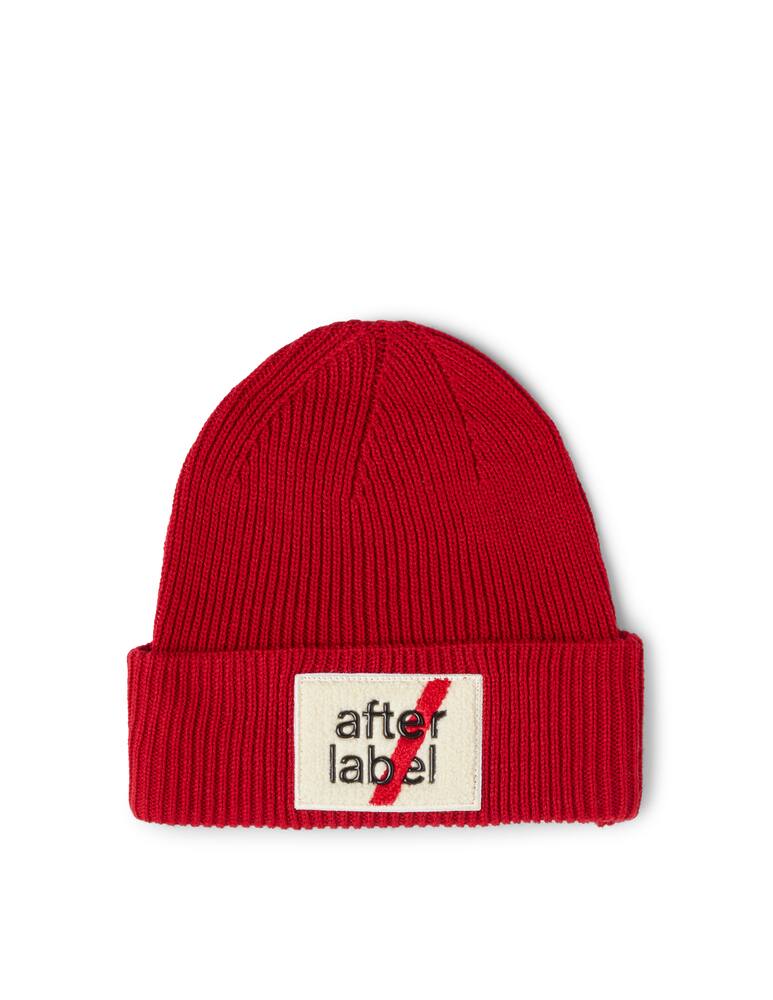 rinascente afterlabel Wool blend beanie with logo