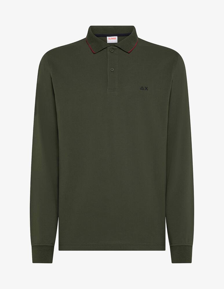 rinascente Sun68 Polo piquet long sleeve