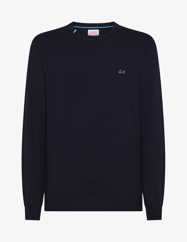 rinascente Sun68 Maglia girocollo in lana e cotone