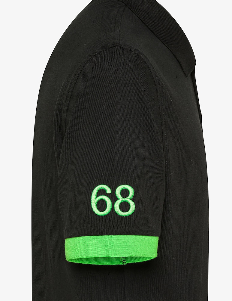 Sun68 Polo con logo fluo - immagine 2 Sun68 Polo con logo fluo - immagine 2