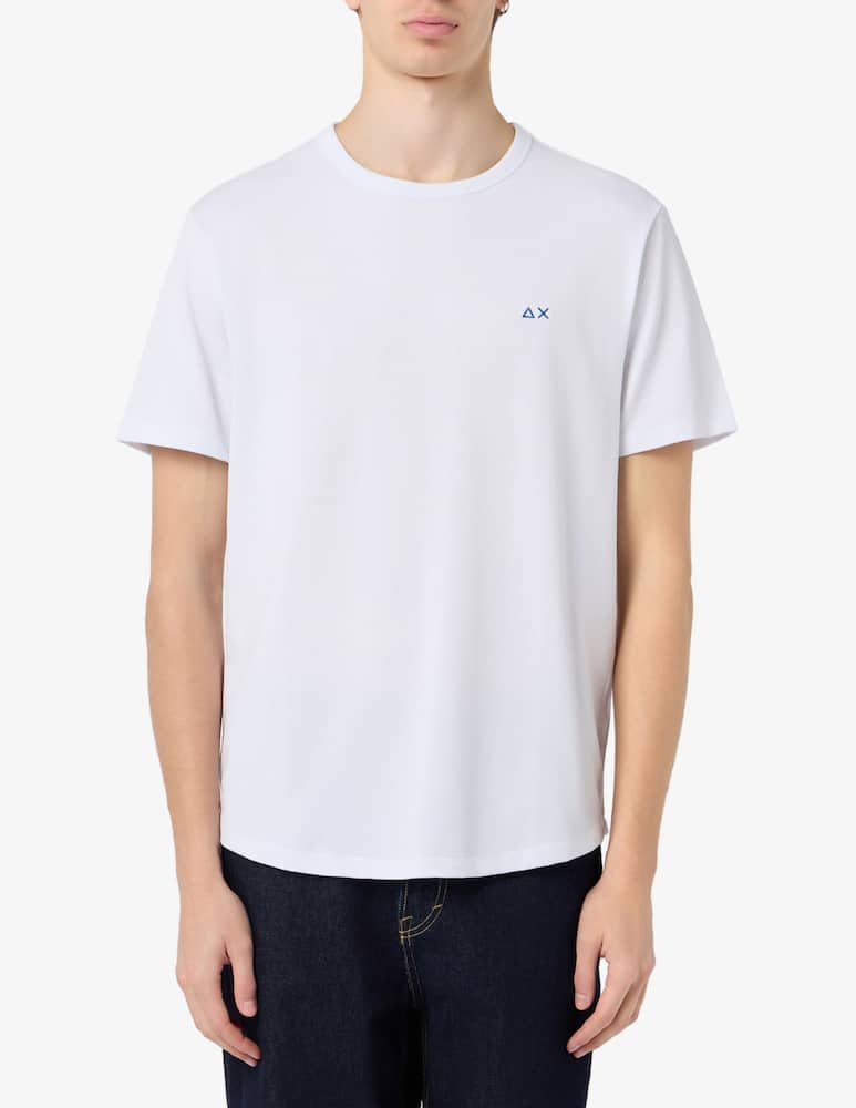 rinascente Sun68 T-shirt piquet con piccolo logo