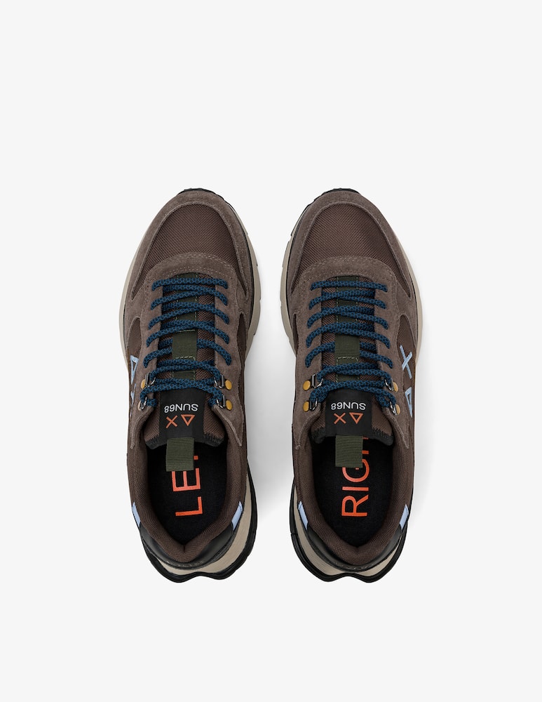 rinascente Sun68 Fire & camping sneakers