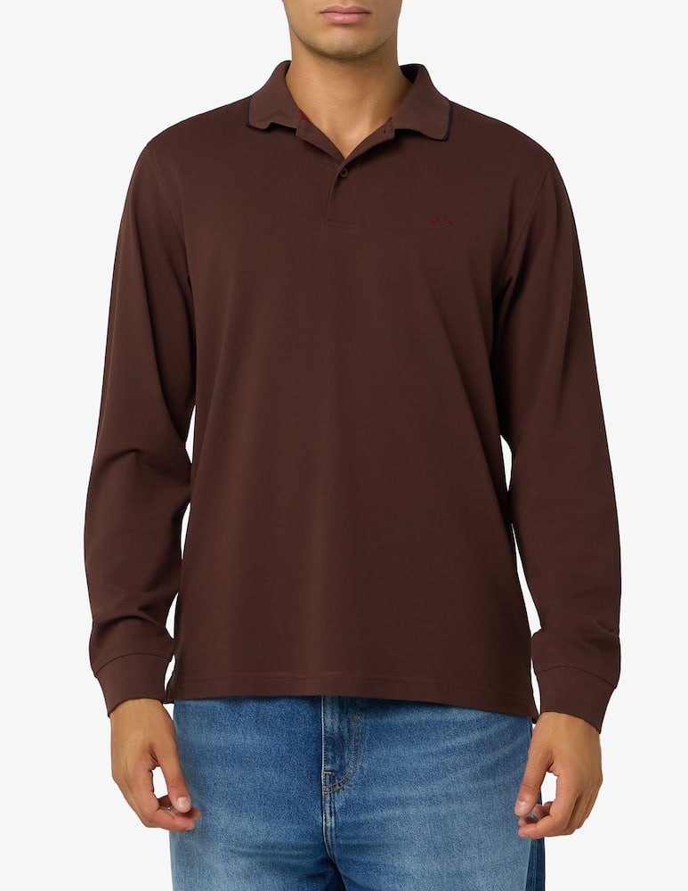 Sun68 long sleeve polo shirt - picture 1 Sun68 long sleeve polo shirt - picture 1