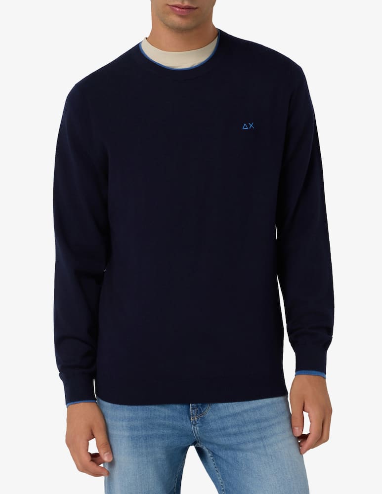 rinascente Sun68 Contrast trim jumper