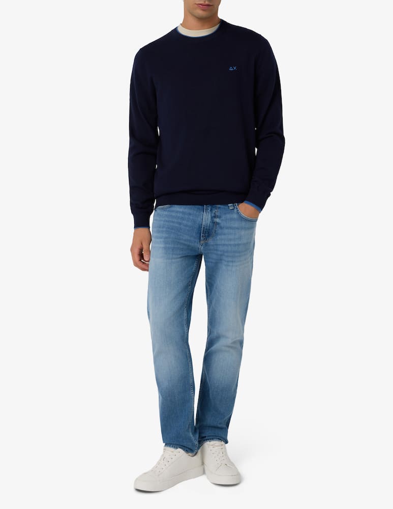 rinascente Sun68 Contrast trim jumper