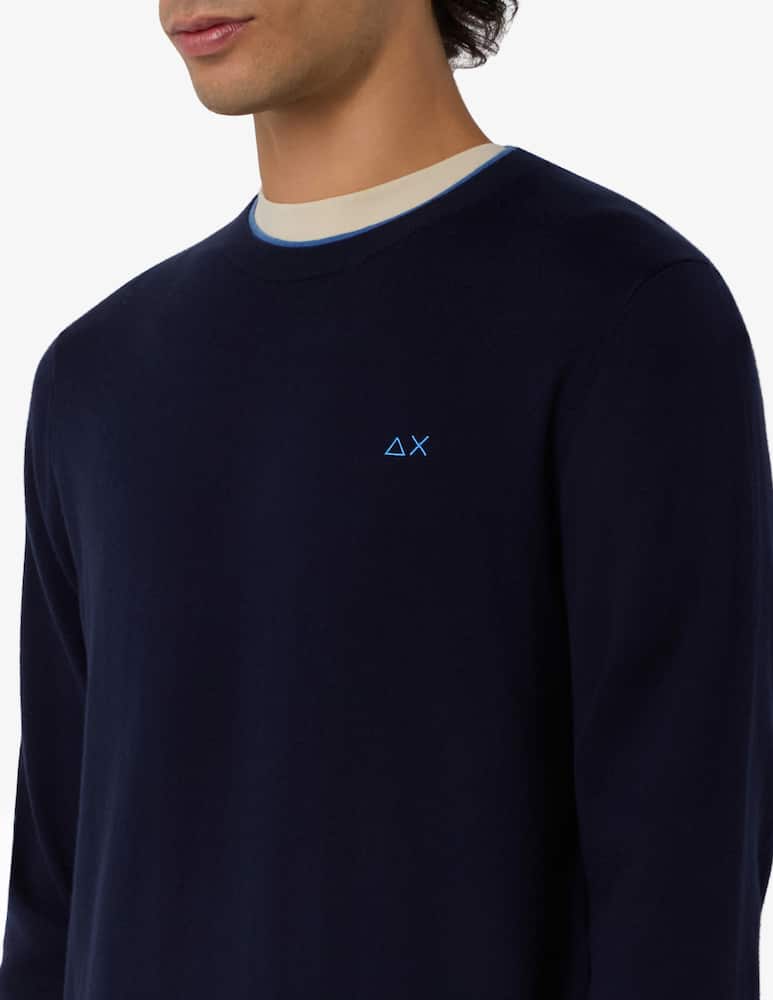rinascente Sun68 Contrast trim jumper