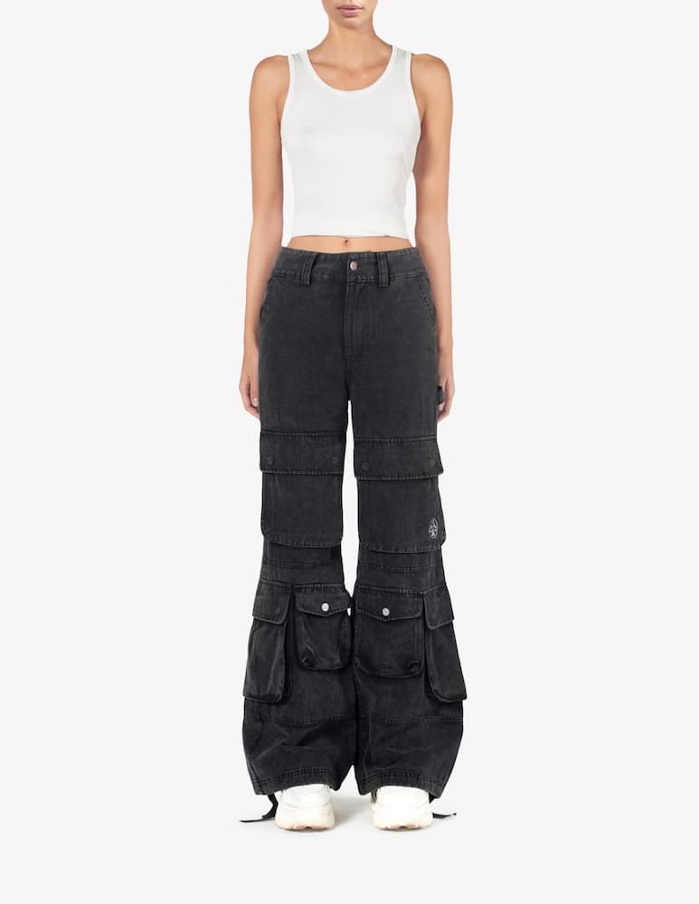 rinascente Untitled Artworks Wide leg cargo pants