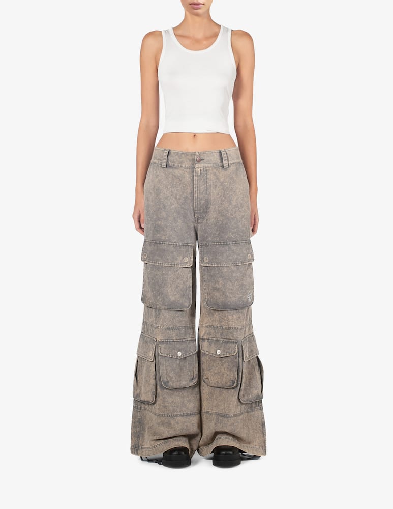 rinascente Untitled Artworks Wide leg cargo pants