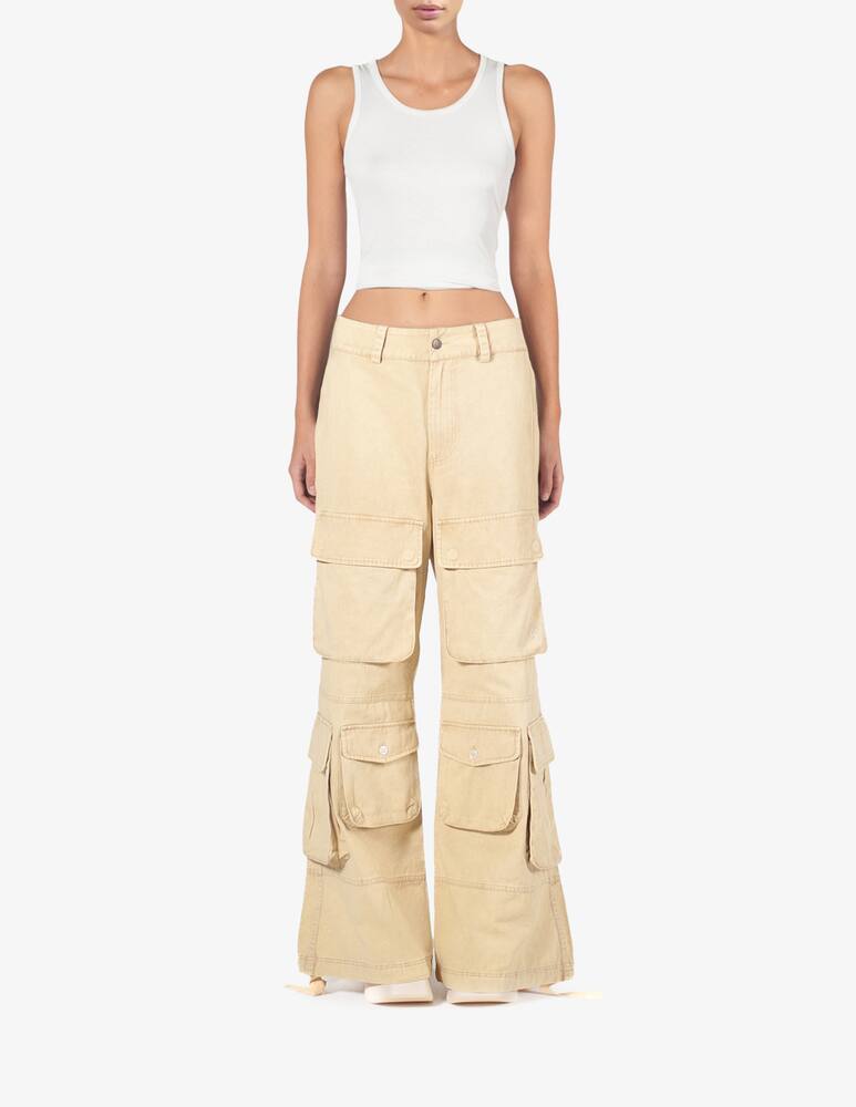 rinascente Untitled Artworks Pantaloni cargo a gamba larga